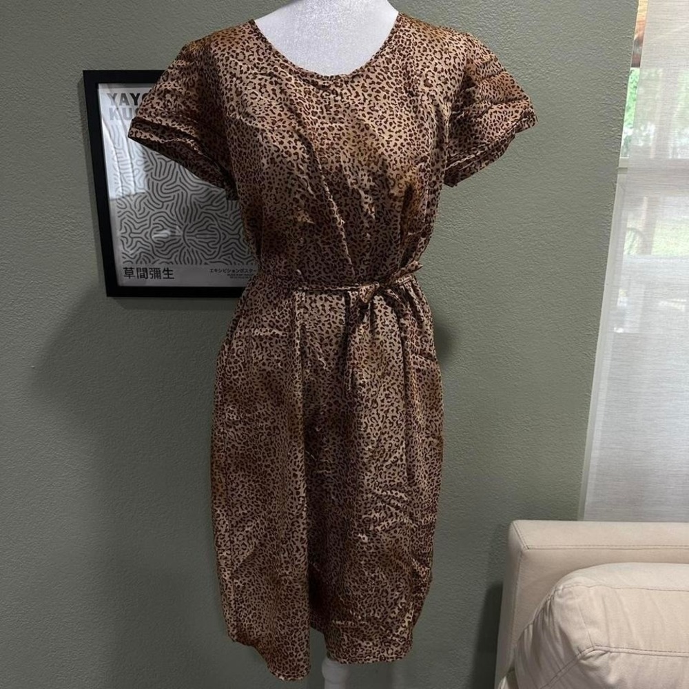 MIDI Length Cheetah Print Dress sz medium
